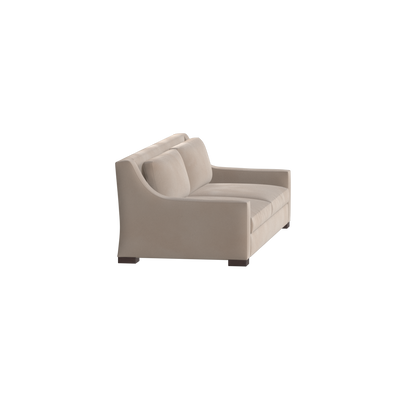 Louis 2 Seater Sofa — Structured Design with Tapered Arms
