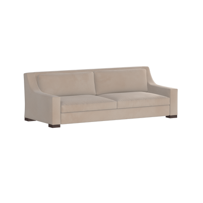 Louis 2 Seater Sofa — Structured Design with Tapered Arms