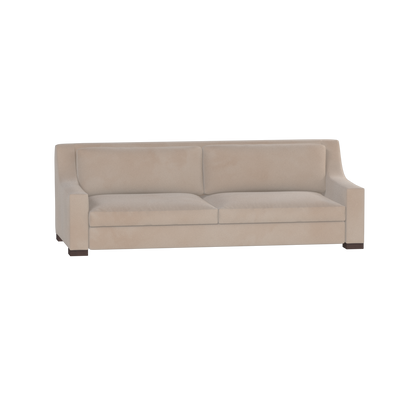 Louis 2 Seater Sofa — Structured Design with Tapered Arms