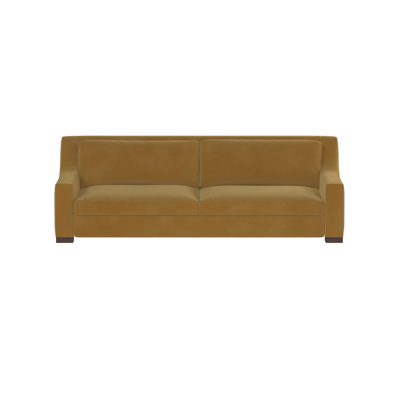 Louis 2 Seater Sofa — Structured Design with Tapered Arms
