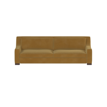 Louis 2 Seater Sofa — Structured Design with Tapered Arms