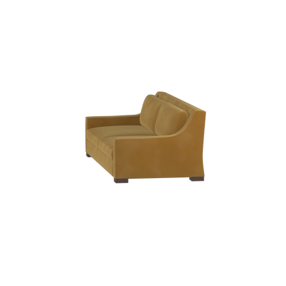 Louis 2 Seater Sofa — Structured Design with Tapered Arms