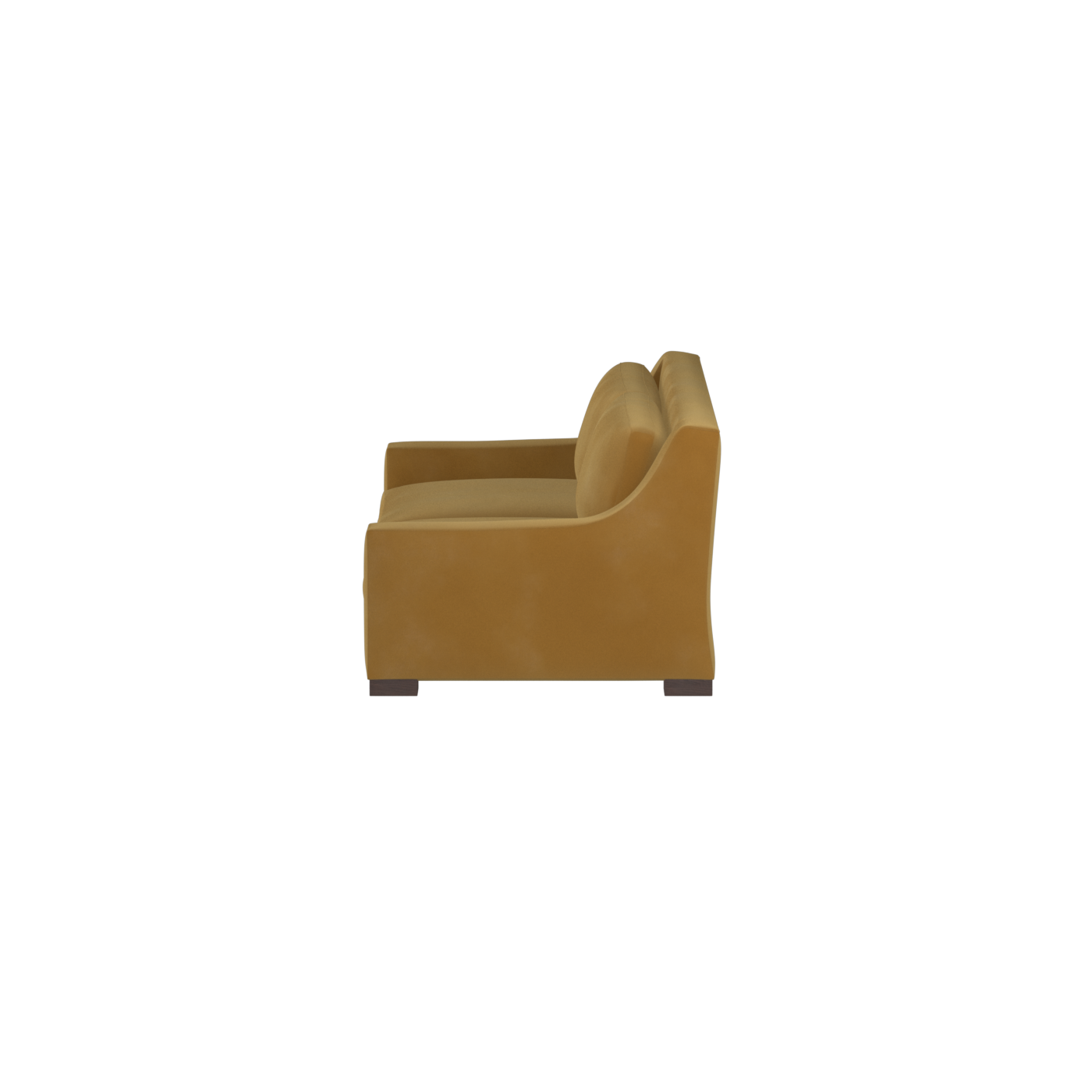 Louis 2 Seater Sofa — Structured Design with Tapered Arms