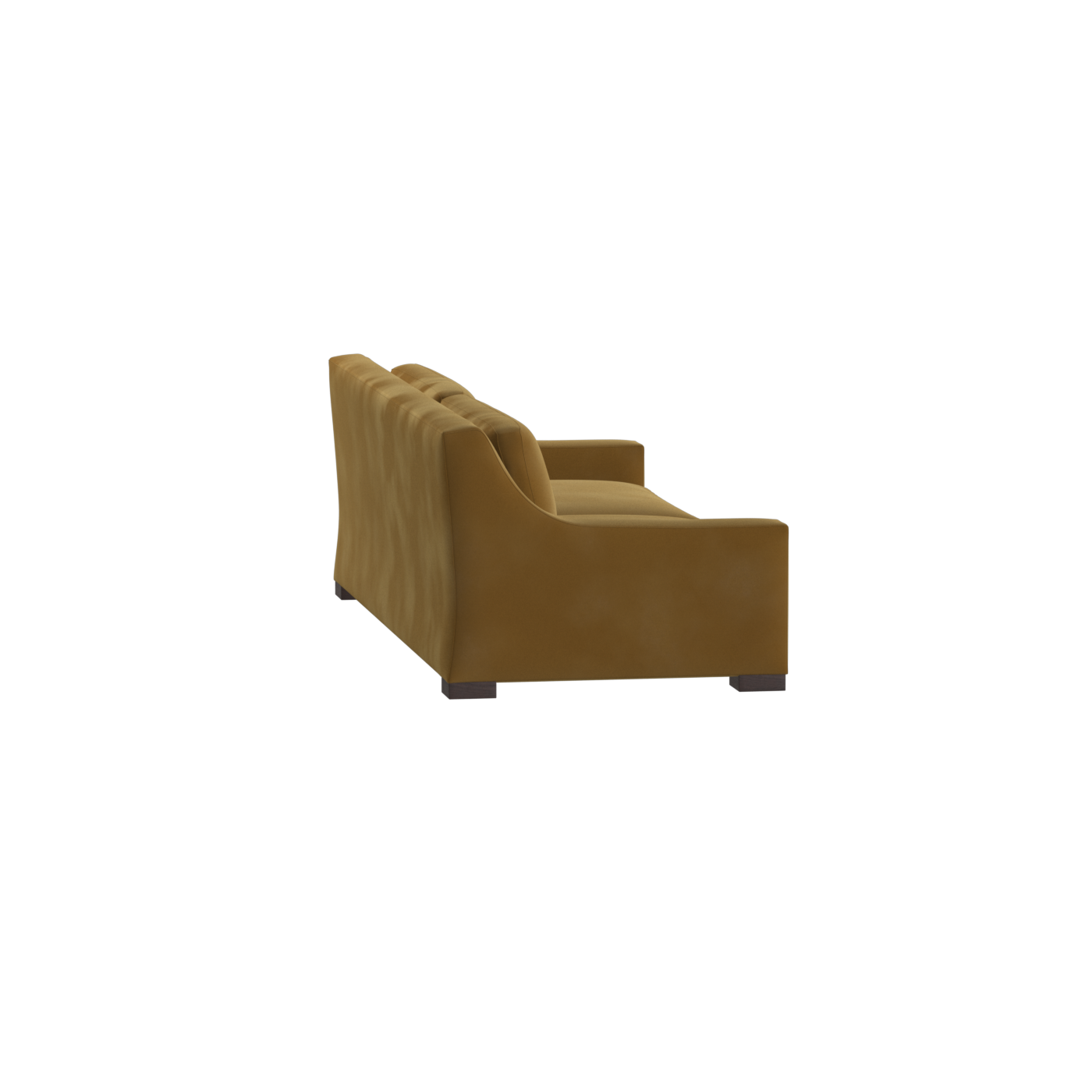 Louis 2 Seater Sofa — Structured Design with Tapered Arms