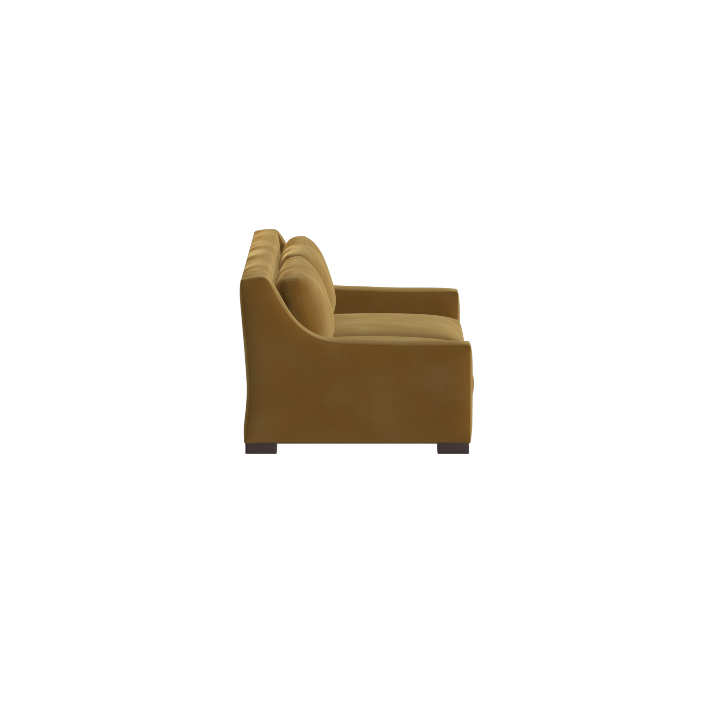 Louis 2 Seater Sofa — Structured Design with Tapered Arms