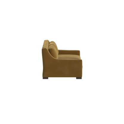 Louis 2 Seater Sofa — Structured Design with Tapered Arms