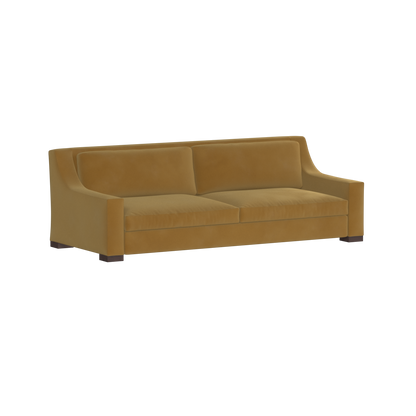 Louis 2 Seater Sofa — Structured Design with Tapered Arms