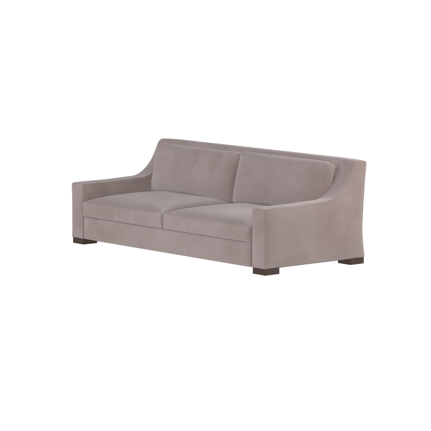 Louis 2 Seater Sofa — Structured Design with Tapered Arms