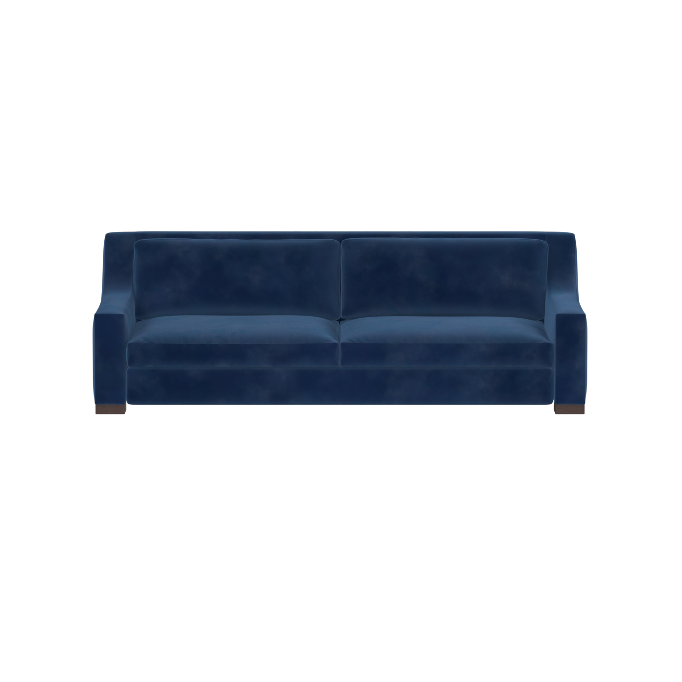 Louis 2 Seater Sofa — Structured Design with Tapered Arms