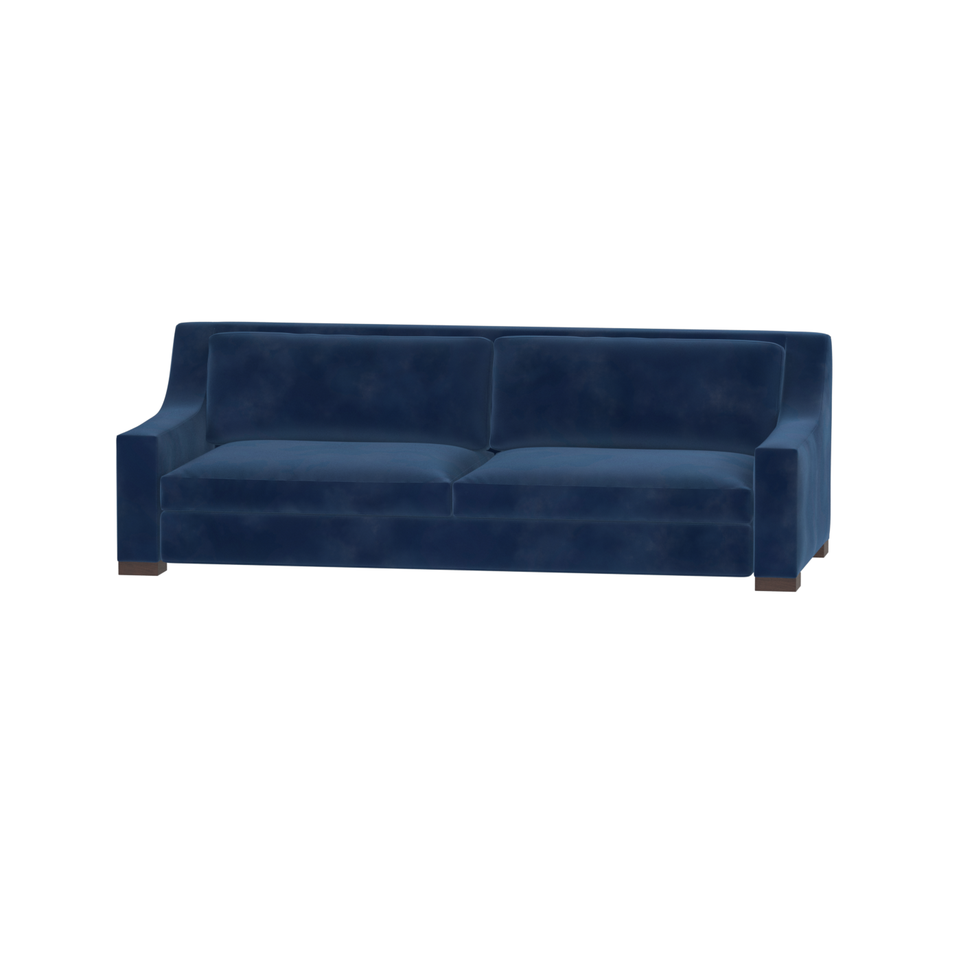 Louis 2 Seater Sofa — Structured Design with Tapered Arms
