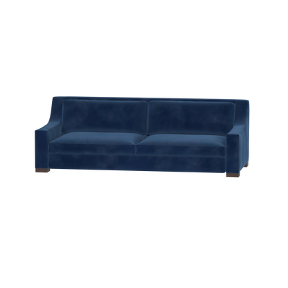 Louis 2 Seater Sofa — Structured Design with Tapered Arms