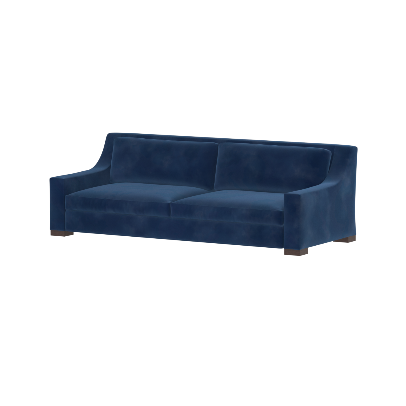 Louis 2 Seater Sofa — Structured Design with Tapered Arms