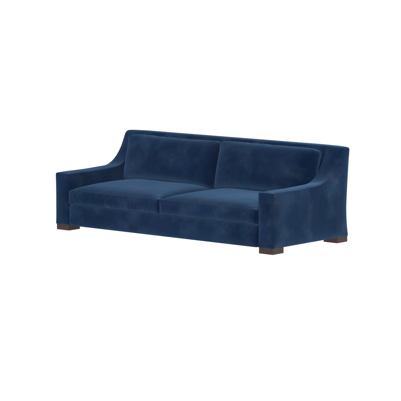 Louis 2 Seater Sofa — Structured Design with Tapered Arms