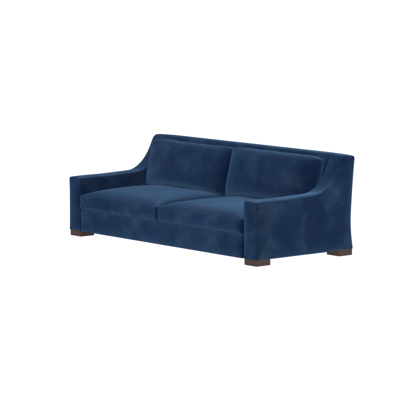 Louis 2 Seater Sofa — Structured Design with Tapered Arms