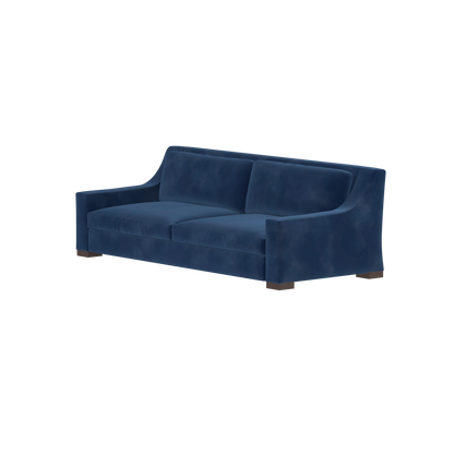 Louis 2 Seater Sofa — Structured Design with Tapered Arms