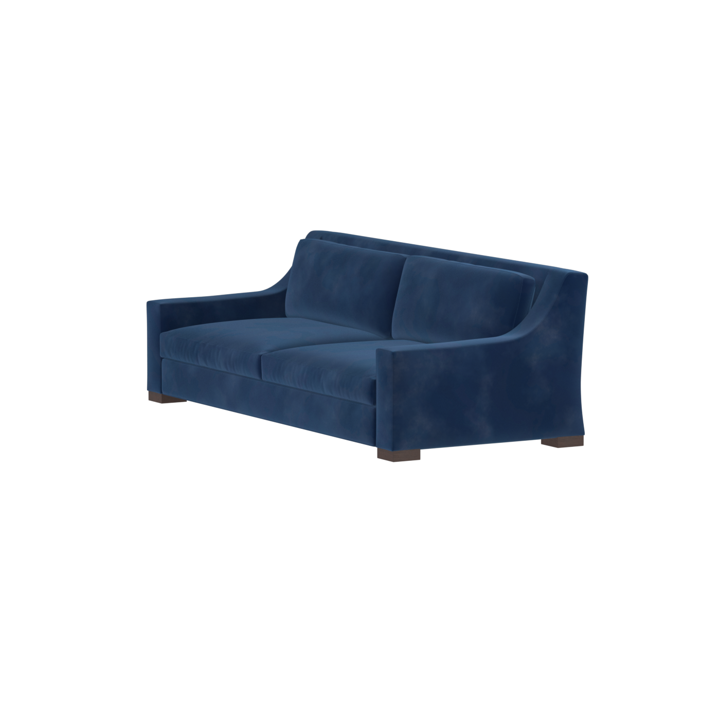 Louis 2 Seater Sofa — Structured Design with Tapered Arms