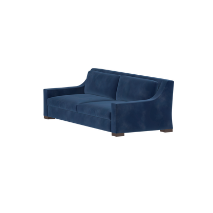 Louis 2 Seater Sofa — Structured Design with Tapered Arms