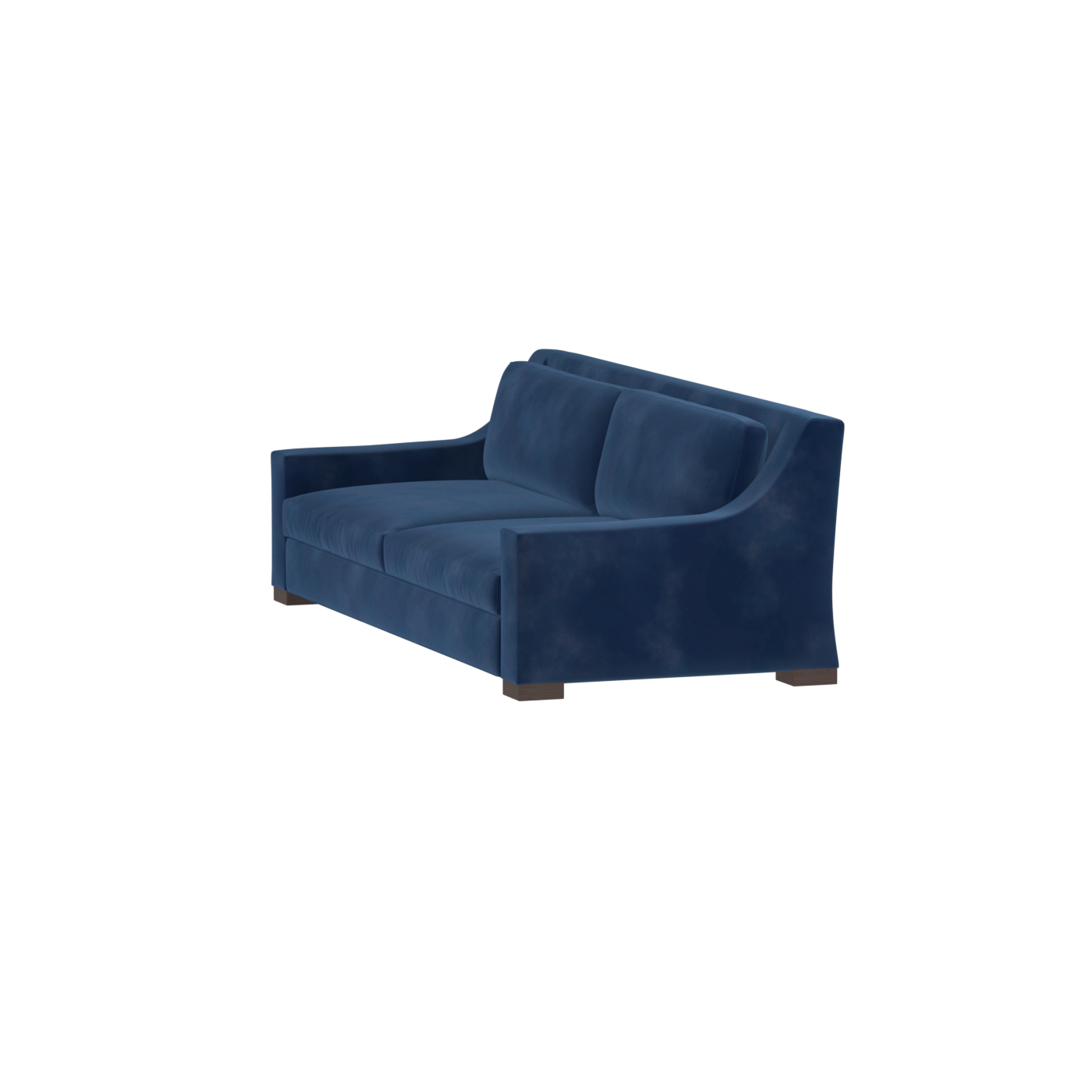 Louis 2 Seater Sofa — Structured Design with Tapered Arms