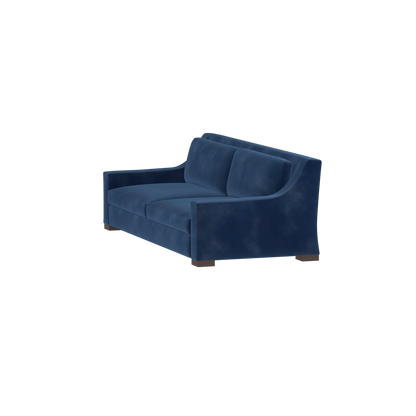 Louis 2 Seater Sofa — Structured Design with Tapered Arms