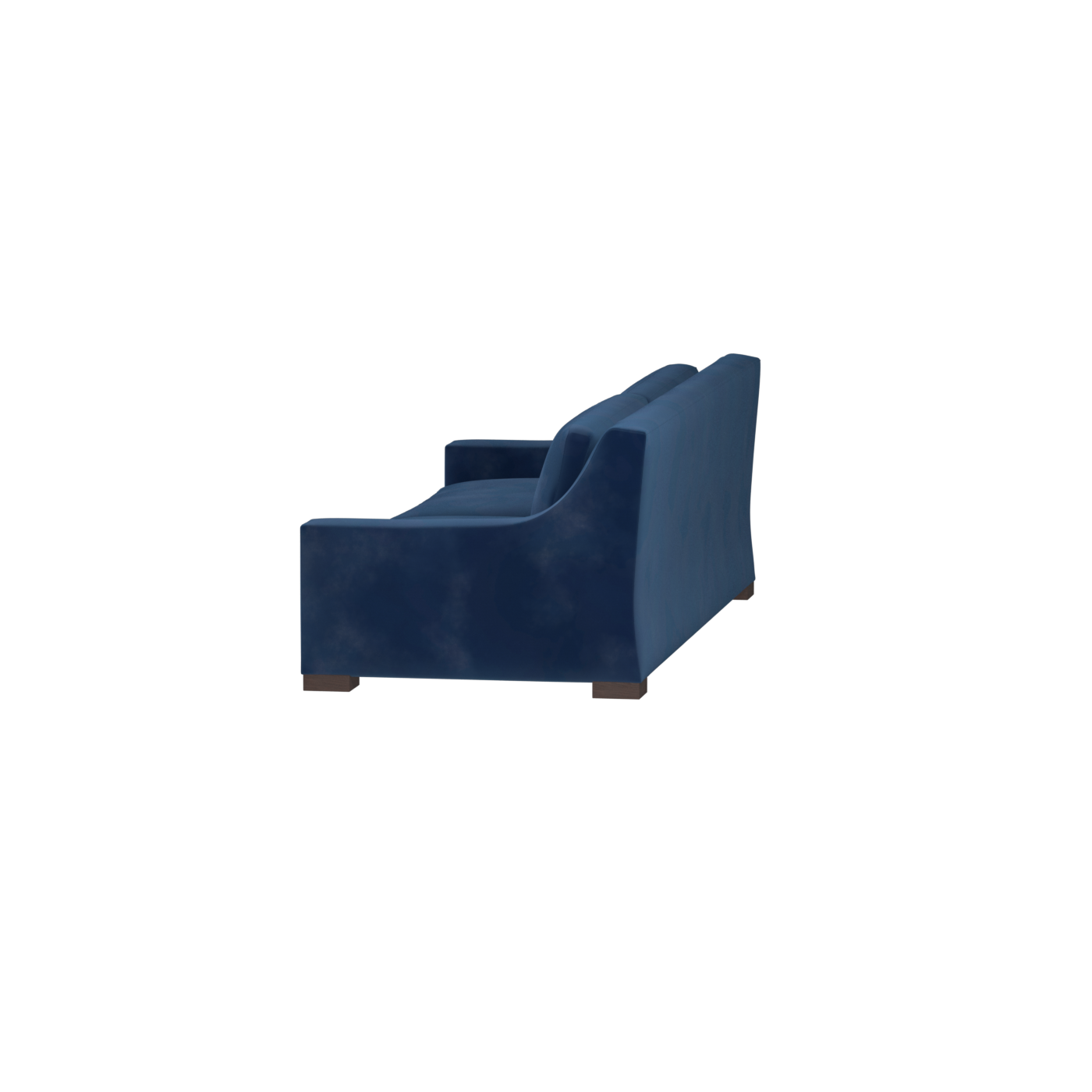 Louis 2 Seater Sofa — Structured Design with Tapered Arms