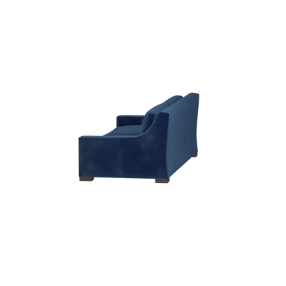 Louis 2 Seater Sofa — Structured Design with Tapered Arms