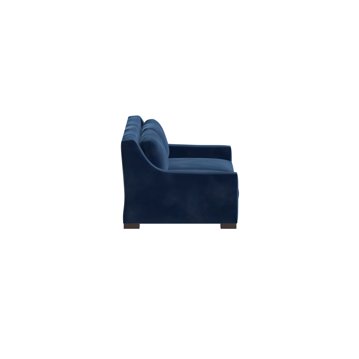 Louis 2 Seater Sofa — Structured Design with Tapered Arms