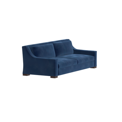 Louis 2 Seater Sofa — Structured Design with Tapered Arms