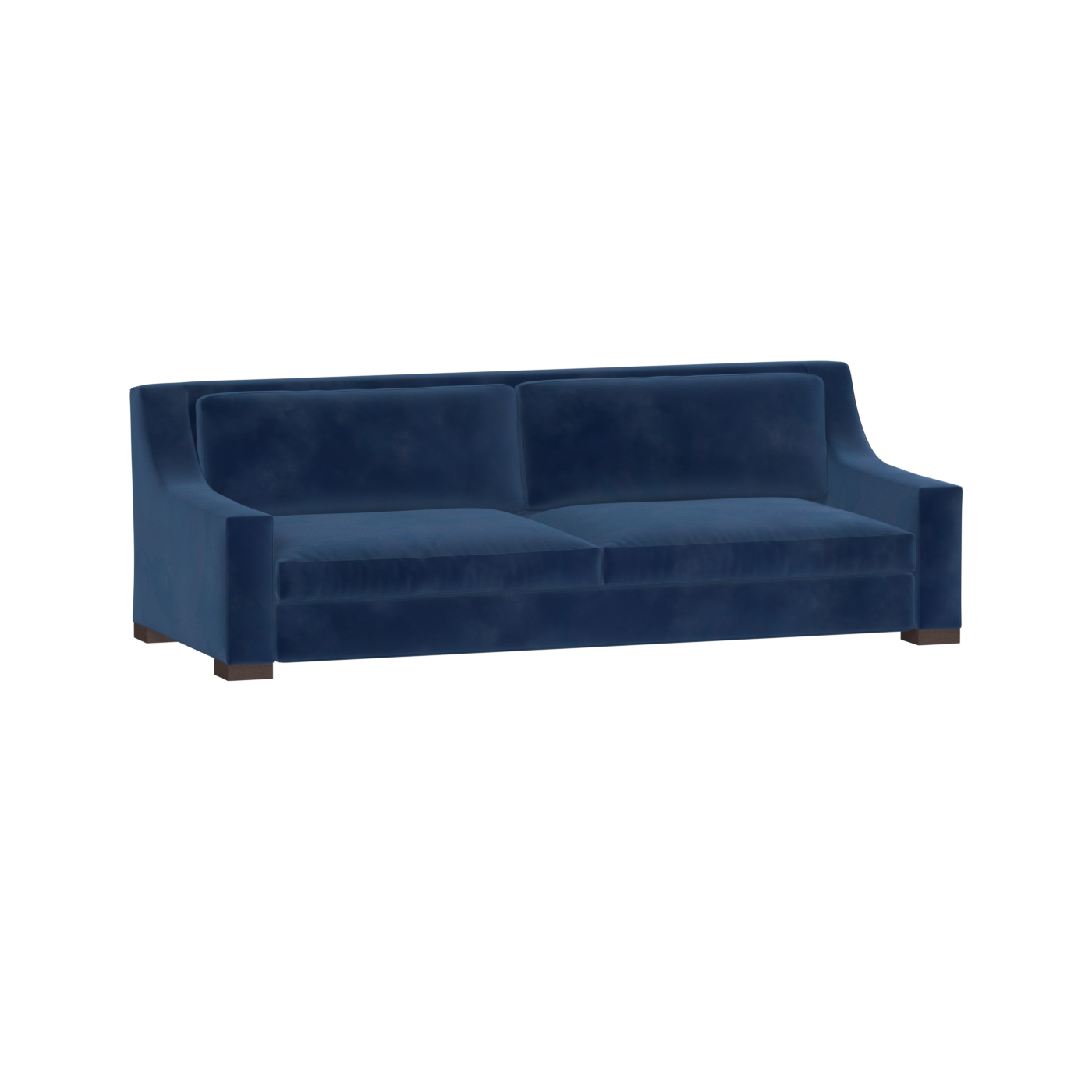 Louis 2 Seater Sofa — Structured Design with Tapered Arms