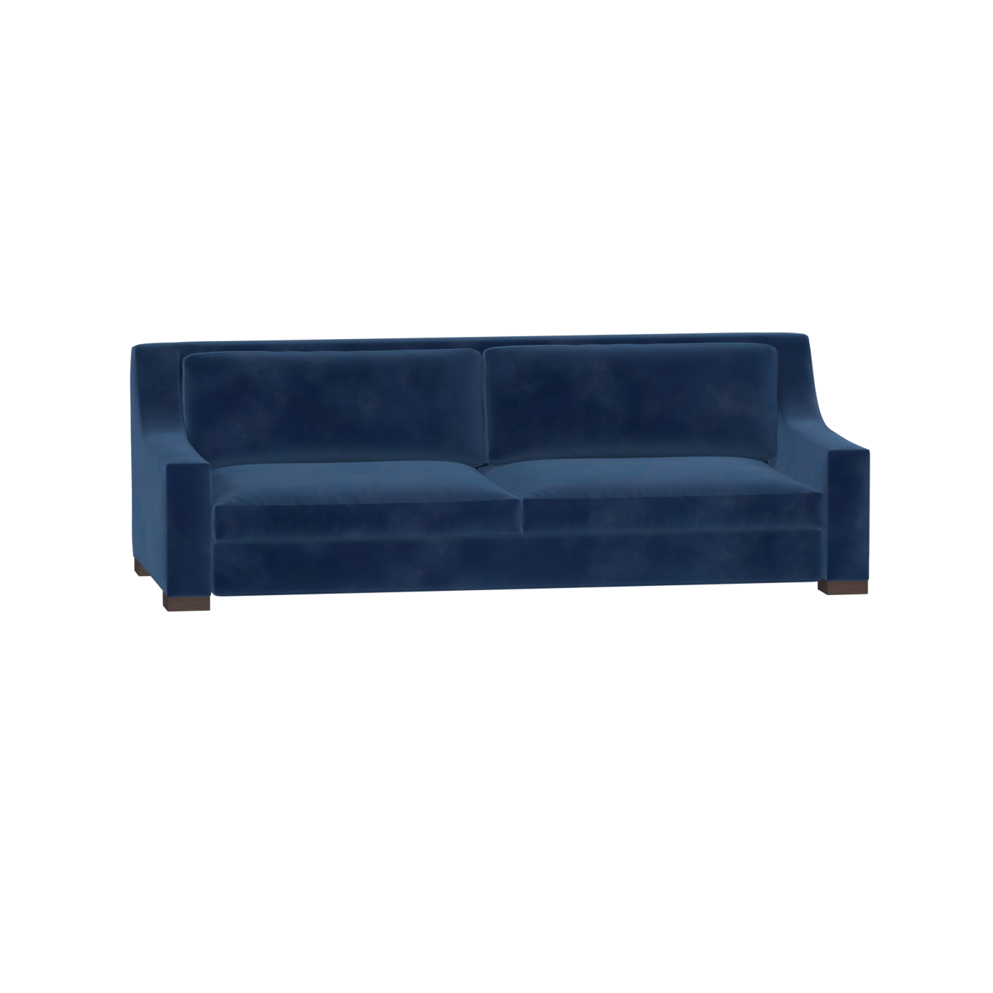 Louis 2 Seater Sofa — Structured Design with Tapered Arms