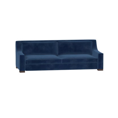 Louis 2 Seater Sofa — Structured Design with Tapered Arms