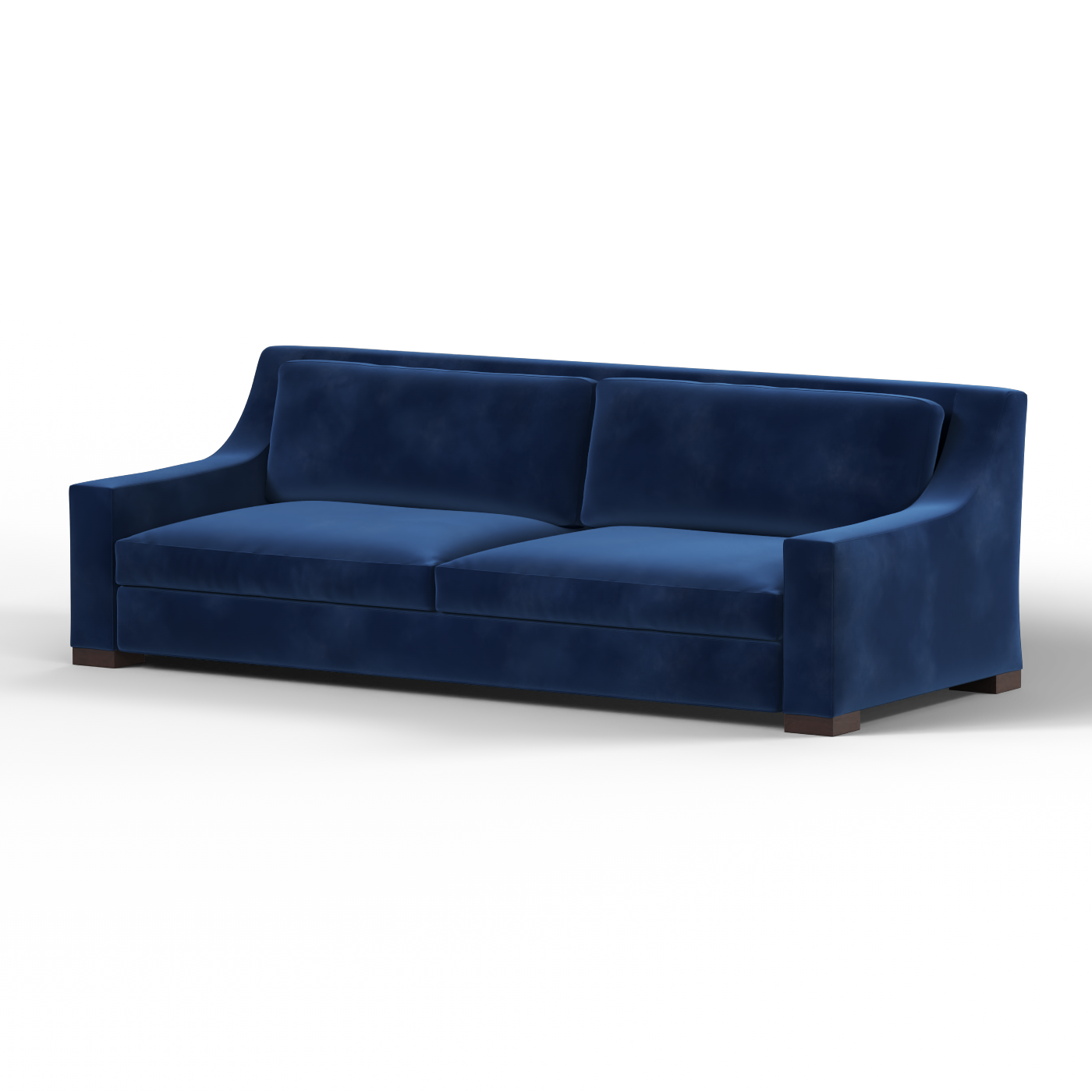 Louis 2 Seater Sofa — Structured Design with Tapered Arms