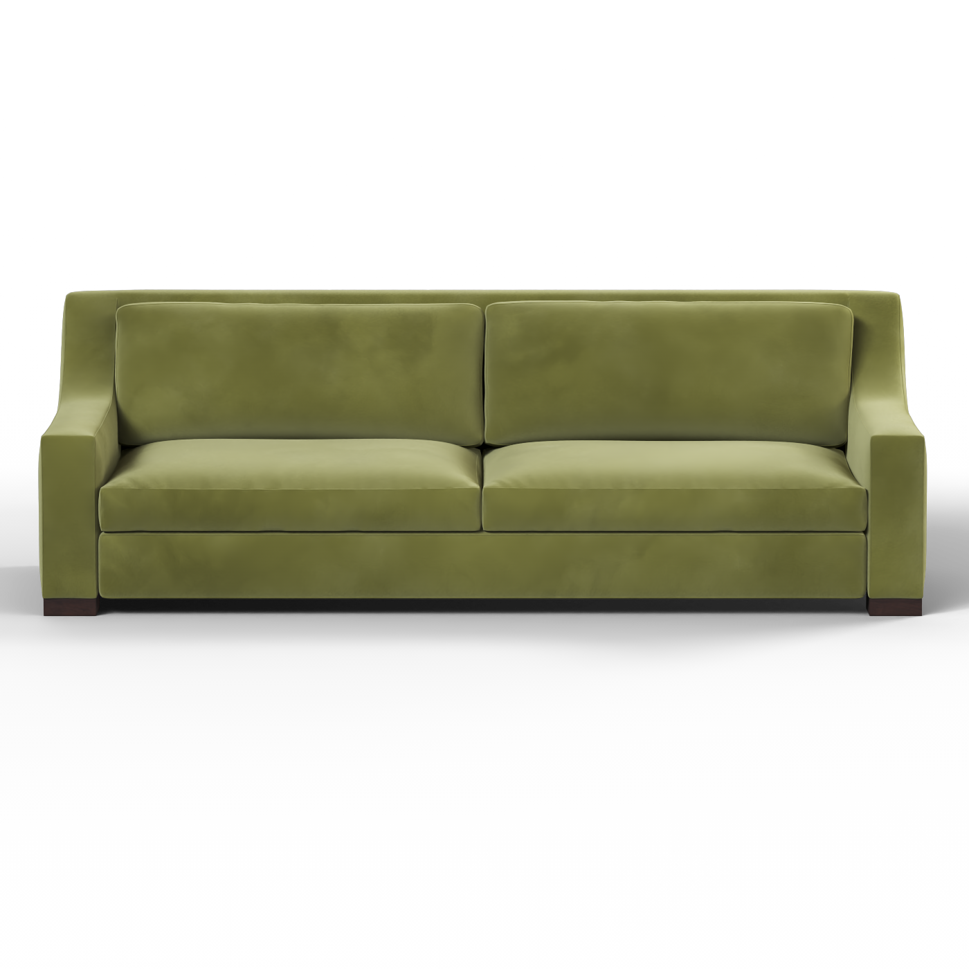 Louis 2 Seater Sofa — Structured Design with Tapered Arms