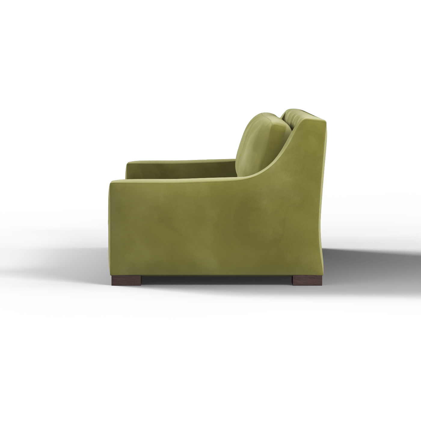 Louis 2 Seater Sofa — Structured Design with Tapered Arms