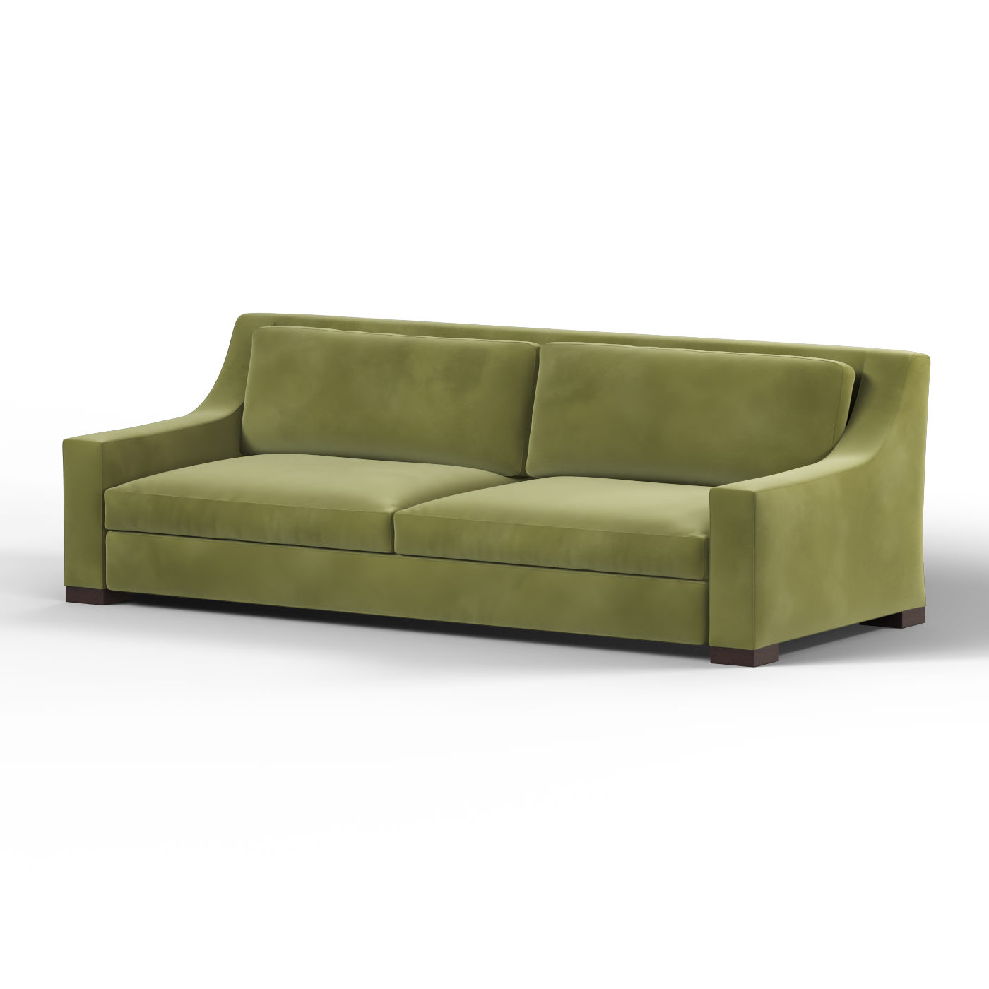 Louis 2 Seater Sofa — Structured Design with Tapered Arms