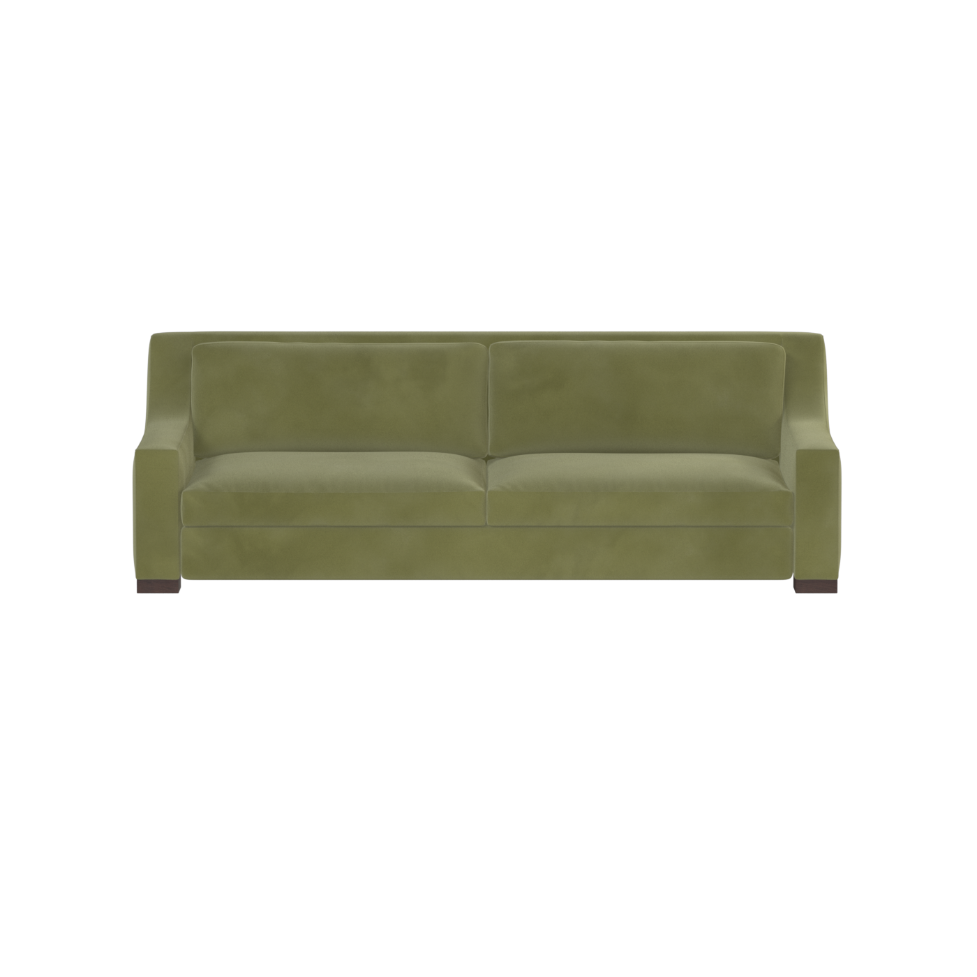 Louis 2 Seater Sofa — Structured Design with Tapered Arms