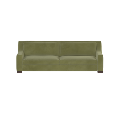 Louis 2 Seater Sofa — Structured Design with Tapered Arms