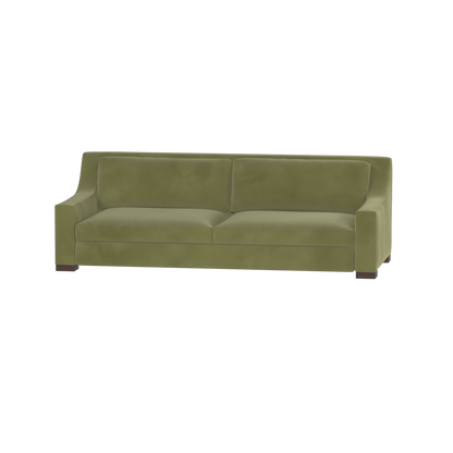Louis 2 Seater Sofa — Structured Design with Tapered Arms