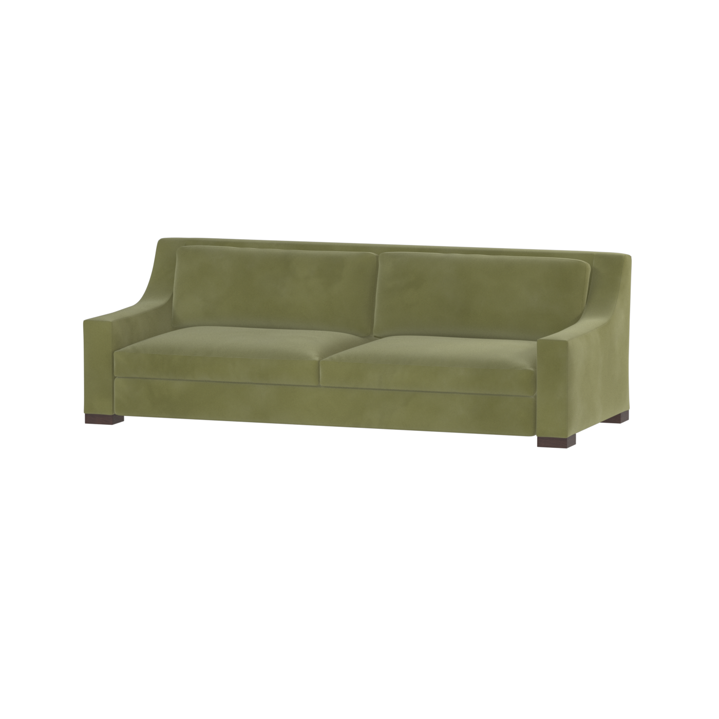 Louis 2 Seater Sofa — Structured Design with Tapered Arms