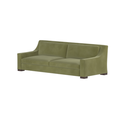 Louis 2 Seater Sofa — Structured Design with Tapered Arms