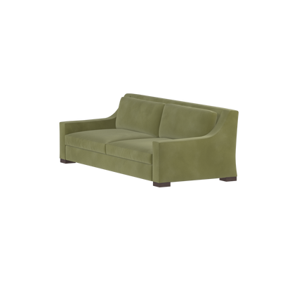 Louis 2 Seater Sofa — Structured Design with Tapered Arms