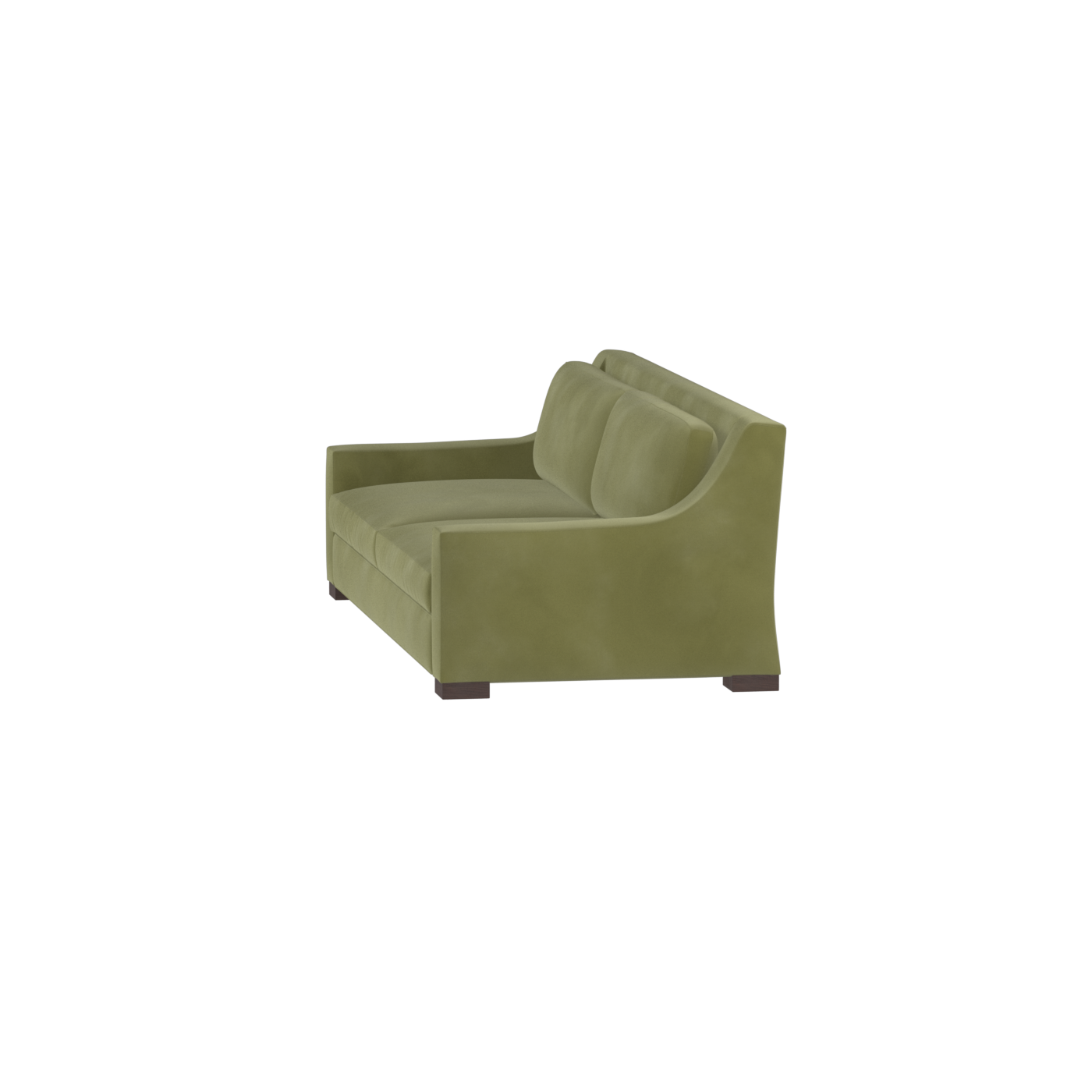 Louis 2 Seater Sofa — Structured Design with Tapered Arms