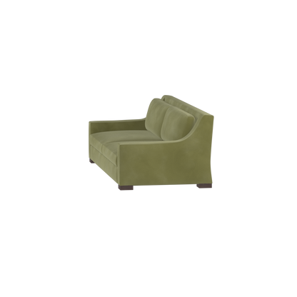 Louis 2 Seater Sofa — Structured Design with Tapered Arms
