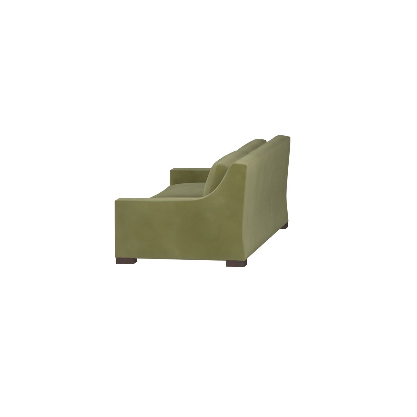 Louis 2 Seater Sofa — Structured Design with Tapered Arms