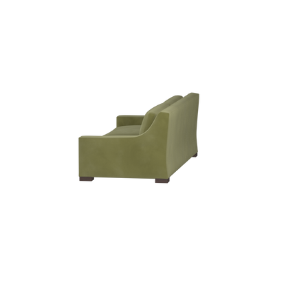 Louis 2 Seater Sofa — Structured Design with Tapered Arms