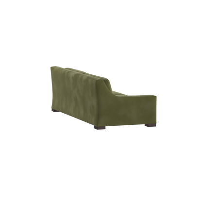 Louis 2 Seater Sofa — Structured Design with Tapered Arms