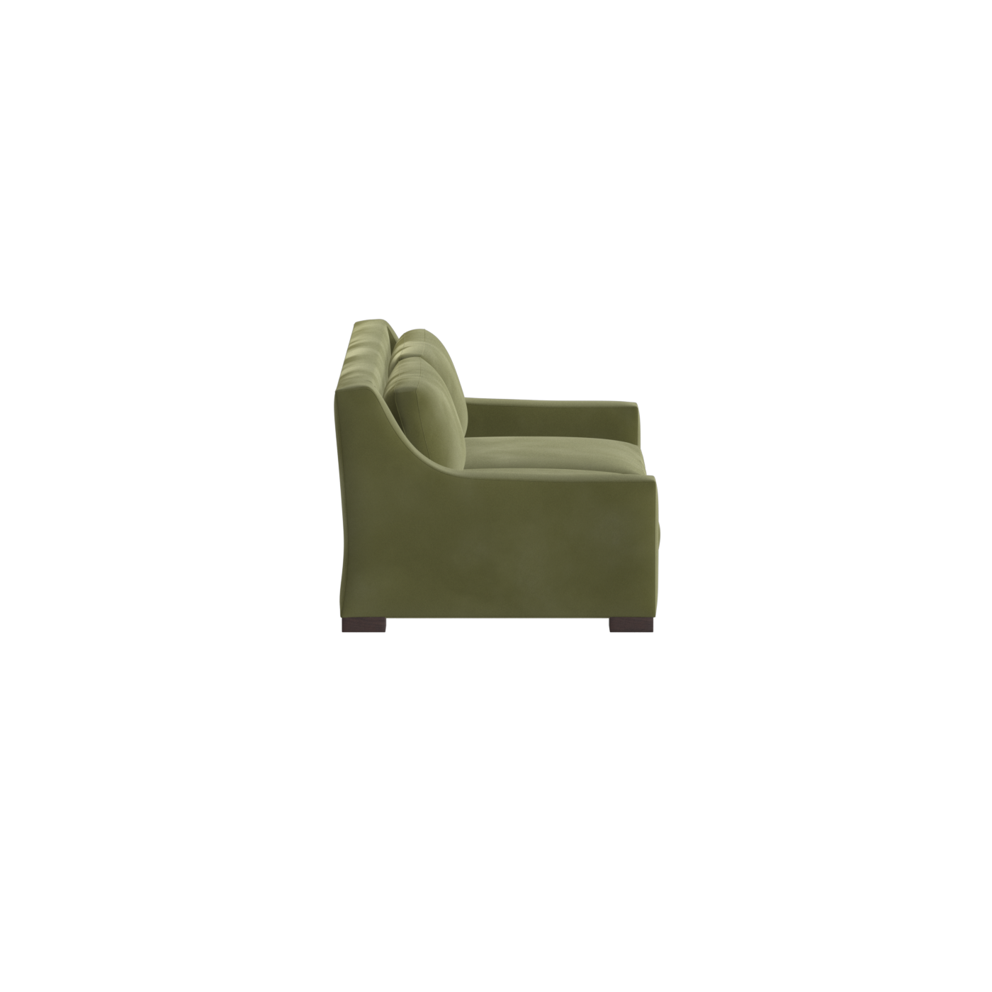 Louis 2 Seater Sofa — Structured Design with Tapered Arms