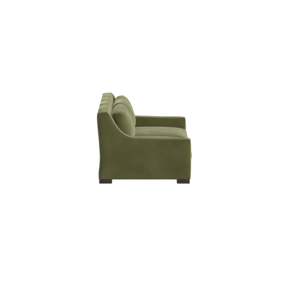 Louis 2 Seater Sofa — Structured Design with Tapered Arms