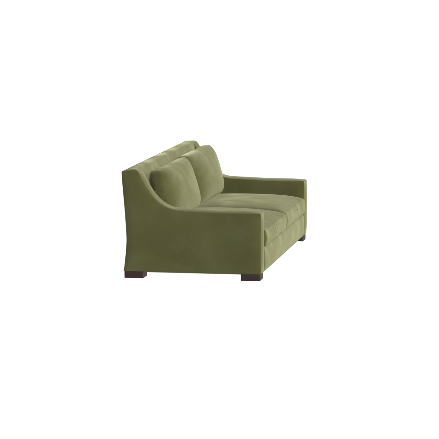 Louis 2 Seater Sofa — Structured Design with Tapered Arms