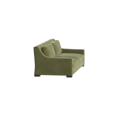 Louis 2 Seater Sofa — Structured Design with Tapered Arms