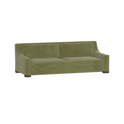 Louis 2 Seater Sofa — Structured Design with Tapered Arms